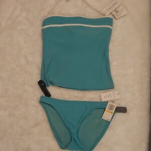 Calvin Klein Teal Swimwear Set